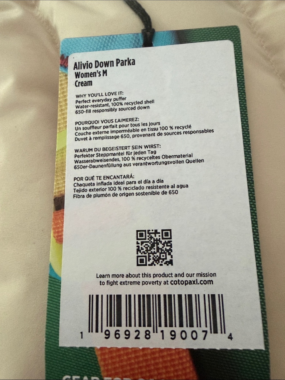 cotopaxi women’s Alivia down parka - Picture 6 of 6